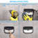 Polyvalent LED Solar Power Security Wall Lights Outdoor with Motion Sensor Auto-On/Off