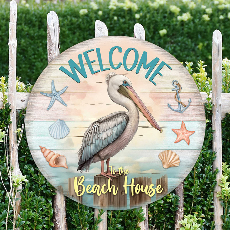 Panneau de bienvenue Llanas Pelican