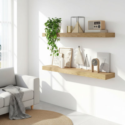 Floating Shelves, Hanging Shelf with Invisible Brackets