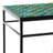 27.25"/24"/20" H Set Of 3 Sqaure Nesting Planter Stands With Green Pattern Ceramic Tiles Table Top