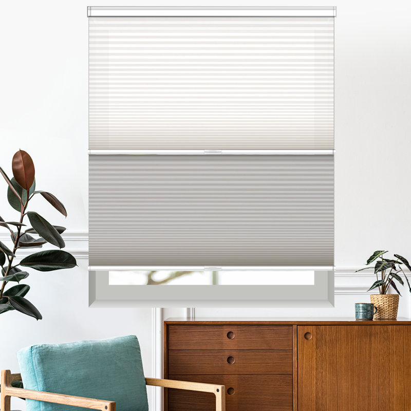 Chainless Day and Night Cellular Shade, L 41 po x L 48 po, Lin lin
