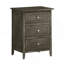 Table de chevet transitionnelle grise sophistiquée-414269952