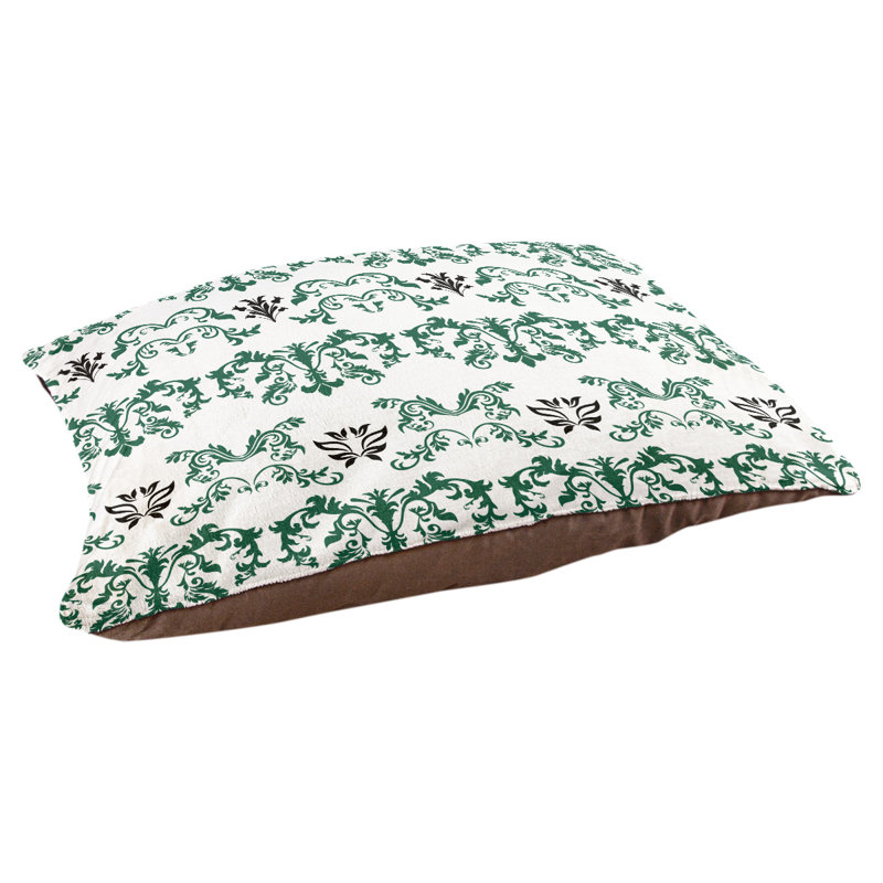Coussin d'intérieur Jacksonville Football Baroque, Moyen (l 40 po x P 30 po x H 5 po), Vert Gotham / blanc / noir furtif