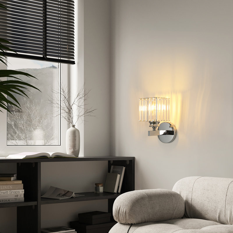 Armed Sconce, Chrome