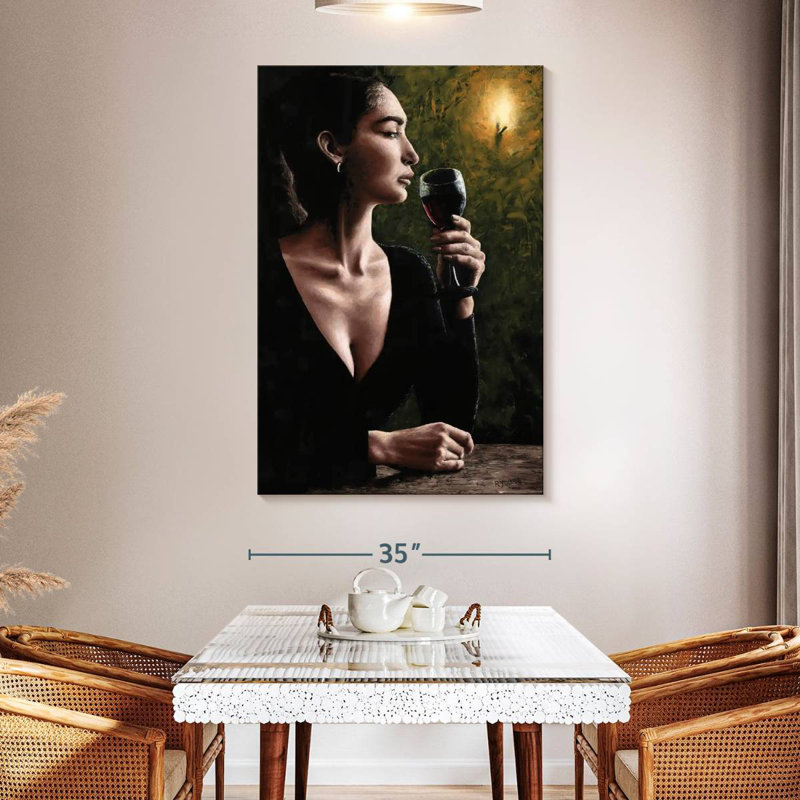 Leisha Quiet Confidence, 51" H x 34" W