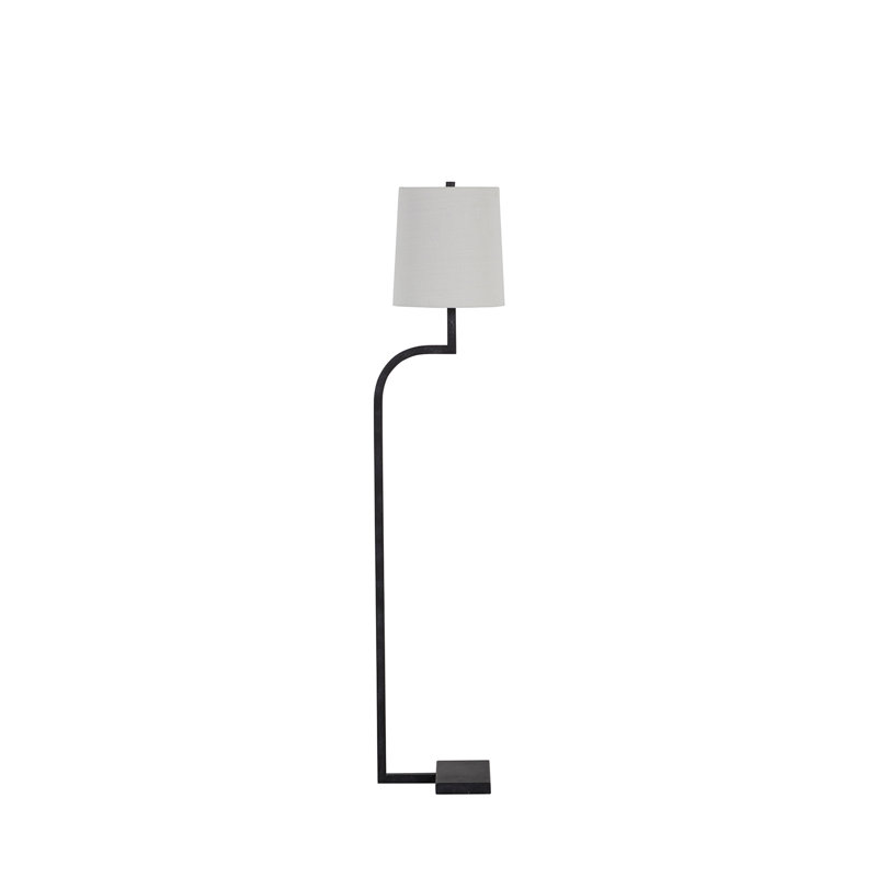 Hawthorne 53" Floor Lamp, 100 W, Rusty Black