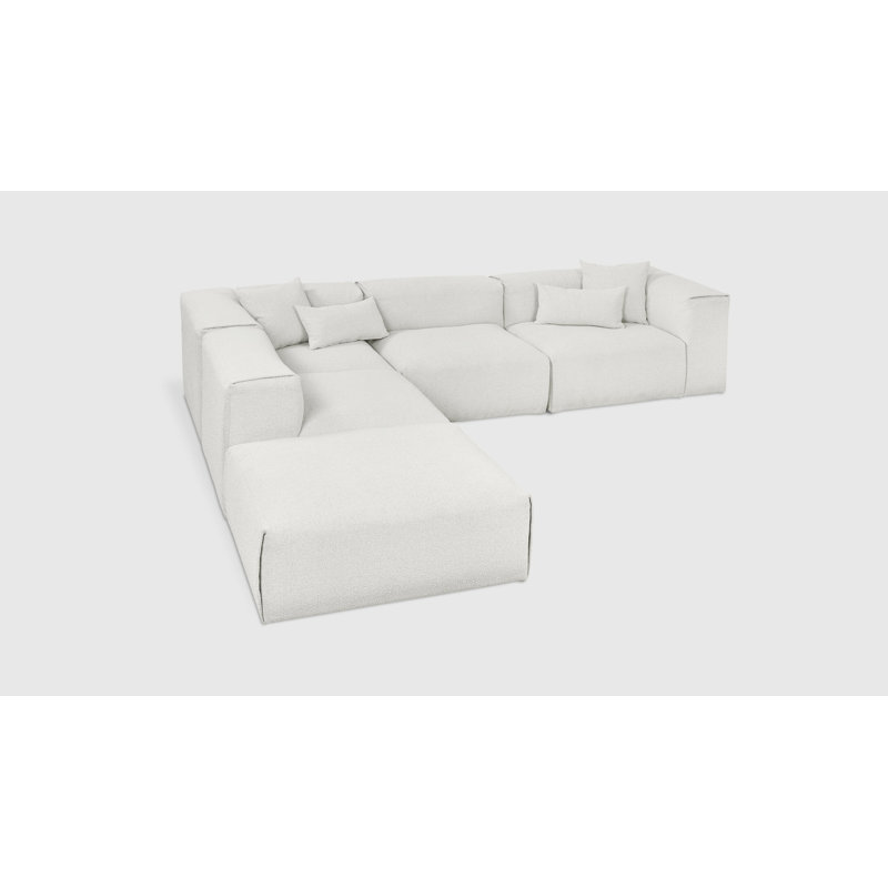 Nest Modular 5-PC Sectional Morris Nest Modular 5-PC Sectional Morris Nest Modular 5-PC Sectional, Fog Boucle