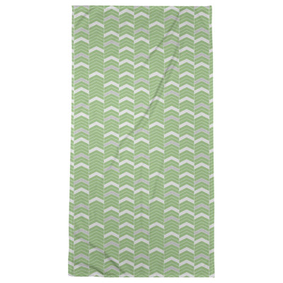 Serviette de plage lineed chevrons Stephenie