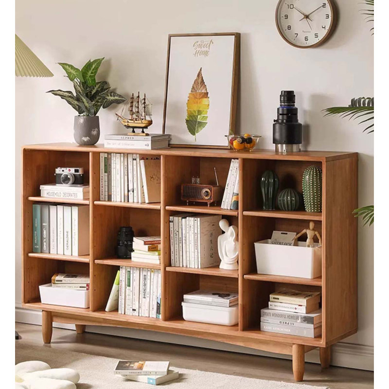 Bibliothèque en bois massif nain Wall-to-Wall, Cerise