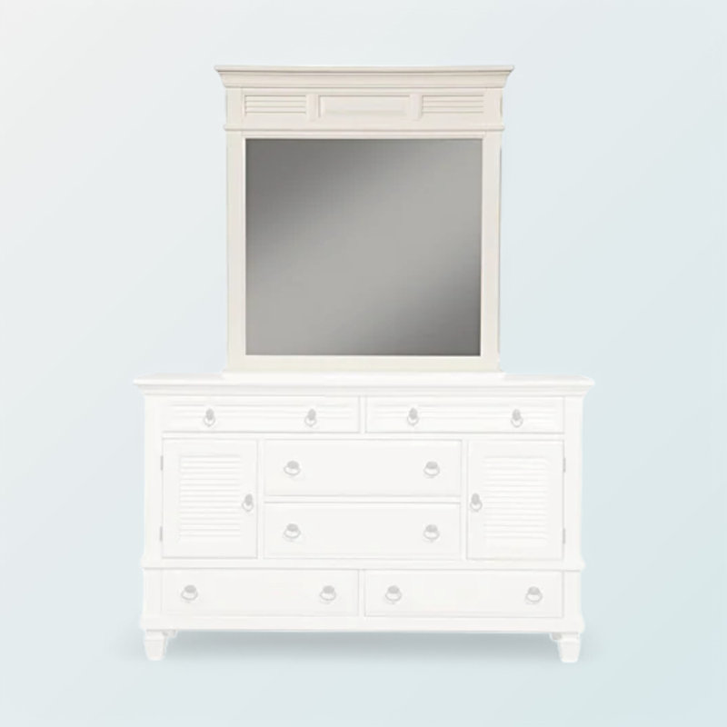 Miroir Dewitt en blanc