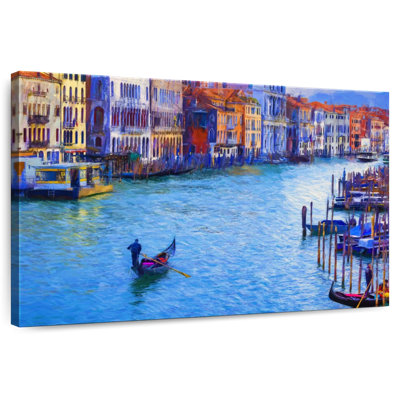 Nicci Gondola In Grand Canal Venice IV