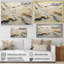 Beige minimalisme River Mountain Wonders - impressions sur toile River Mountain-1536201307-1536201306