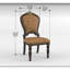 Ensemble de 2 chaises d'appoint Traditional