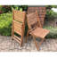 Chaise de terrasse pliante en acacia Canale