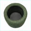 Repose-pieds avec rangement, Boucle vert sauge moderne, 20 x 20 x 18,5, sans assemblage | Vert sauge | Polyester-1892437088