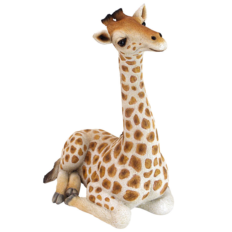 Zari the Resting Giraffe Garden Statue