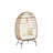 Wicker Egg Chair (Excluding The Table)-907663784