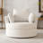 42.1" Wide Slipcovered Swivel Barrel Chair-1954448383