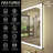 Aevar UL Certified Front & Back LED Anti-Fog Tempered Glass Framed Bathroom/Vanity Mirror with 3-Year Warranty-580560781