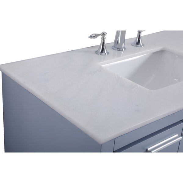 Zipcode Design™ Broadview 40'' Single Bathroom Vanity with Stone Top ...
