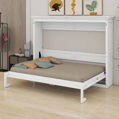 Lit escamotable moderne dans une armoire