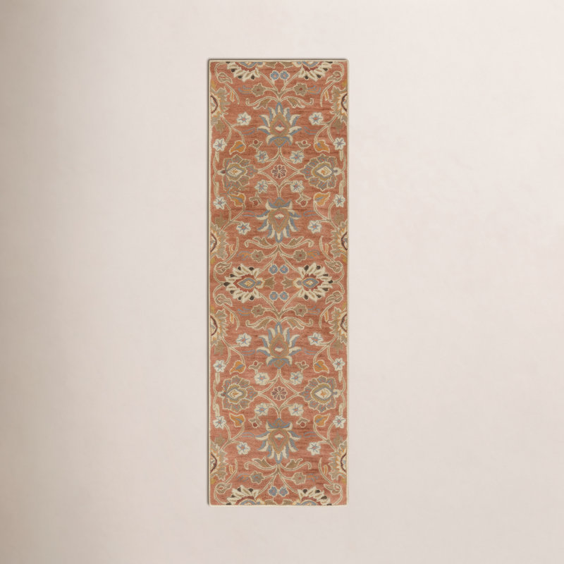 Arden Hand Tufted Wool Floral Indoor Rug, Runner 2'6" x 8'