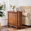 Table de chevet en bois avec 3 tiroirs, table de chevet, petits espaces, salon, chambre à coucher-1275404598-1296805203