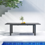 Calliana Extendable Rectangular Aluminum Outdoor Dining Table