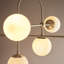 Impressive 6-Light Antique Brass Chandelier
