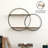 Interconnected Circular Wall Mounted Shelf