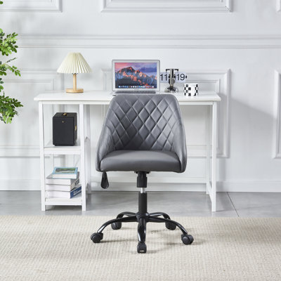 Chaise de bureau réglable en similicuir