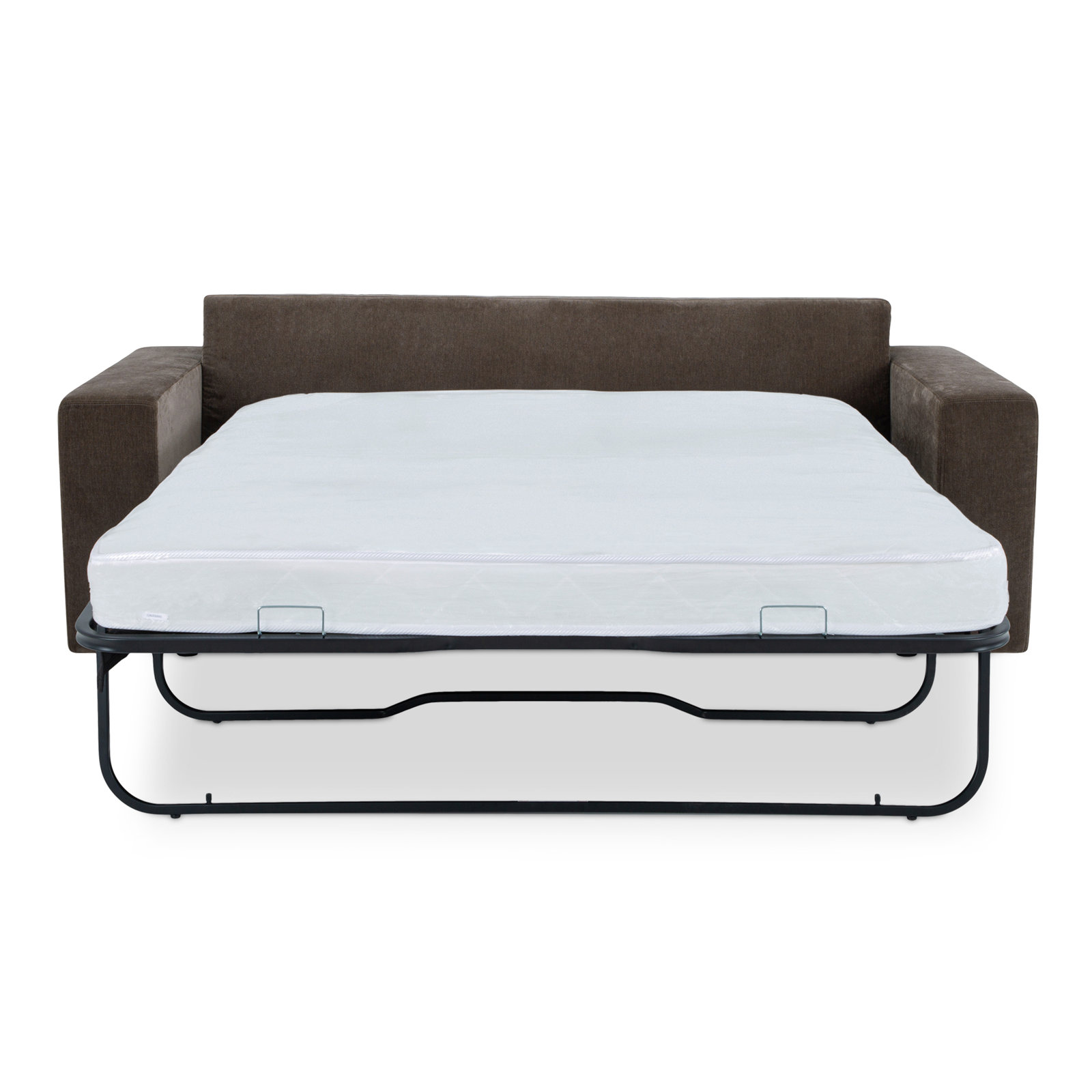 Kiran 88" Sofa Bed, Charcoal Velvet