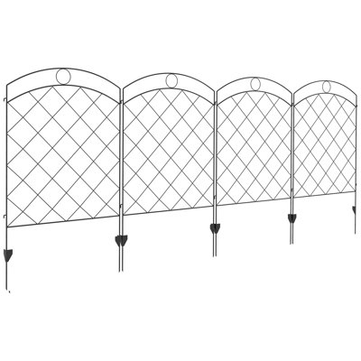 Flinton 110 cm H x 348 cm W Fence Panels Fencing with 1 Panel(s) Included