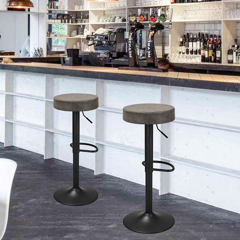 Tabouret à hauteur réglable Awena , Gris