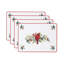 Lenox Winter Greetings Cardinal Cork Placemats