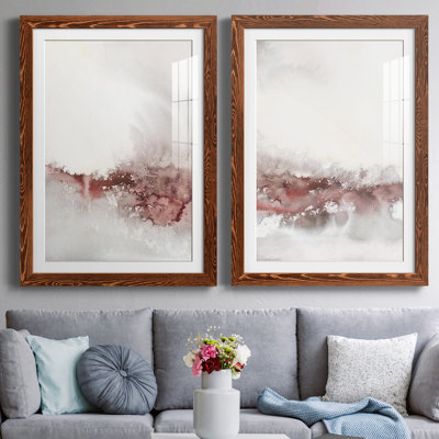 Soft Waves I - ensemble de 2 peintures