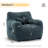 Compression 37"W Soft Teddy Adult Foam Filled Bean Bag Chairs,Green-1958151238