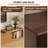 78.74" Asymmetrical Modern TV Stand for TVs up to 85", Tiered Walnut Media Console with 3 Drawers-1615086384