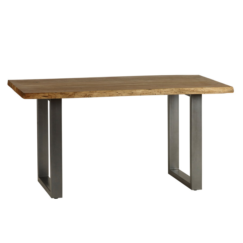 Benito Acacia Solid Wood Top Dining Table, H76 x L150 x W100cm