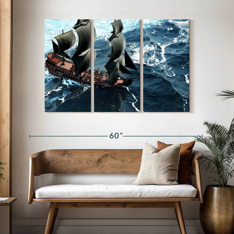 Mehar Pirate Boat, 32" H x 50" W