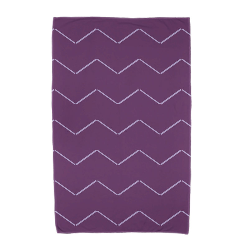 Serviette de plage en microfibre Noxon, Mauve