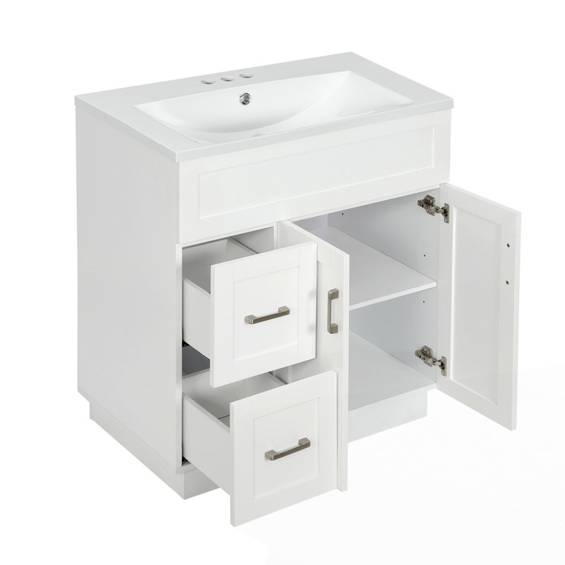 30-Inch Bathroom Vanity with 2 Doors