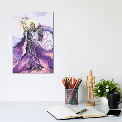 The Seven Archangels - Archangel Uriel 1 Piece Wrapped Canvas Wall Art