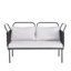 Ensemble de canapé modulaire d'extérieur 5 pièces avec table et coussins en verre-907968054