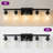 5-Light Bathroom Vanity Light with Clear Glass Shades for Vanity Mirror, Bathroom, or Bedroom-233754100-233754103