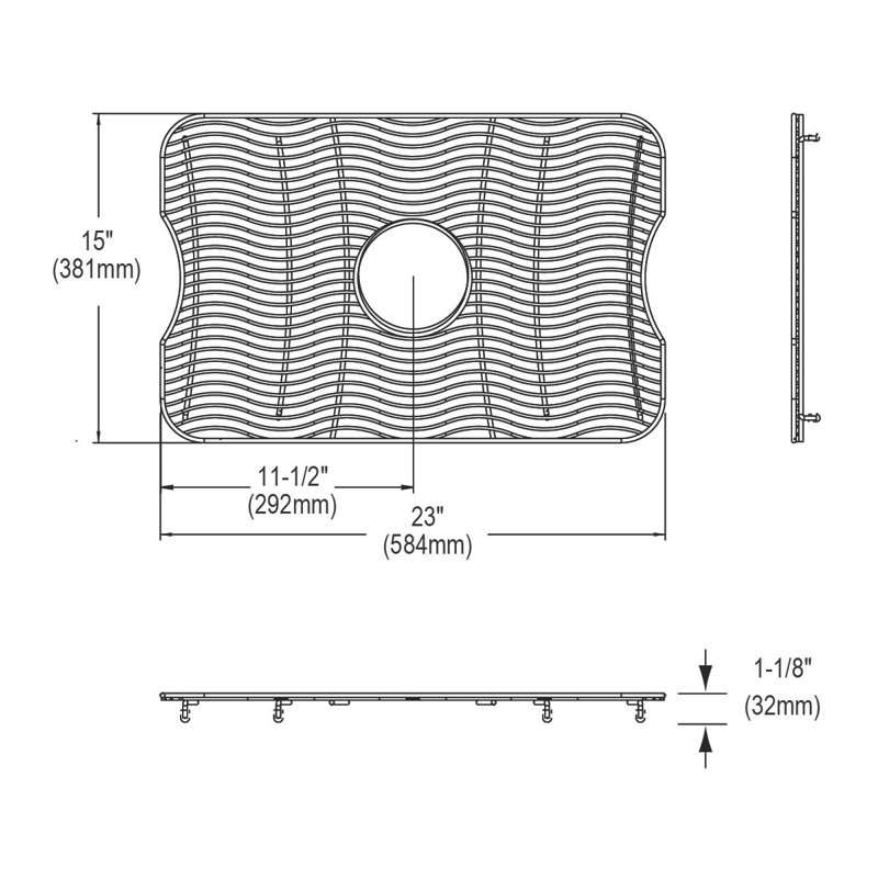 15" x 23" Sink Grid