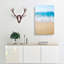 Upon a Beach in Tarragona Spain in Abstract - Wrapped Canvas-55303419