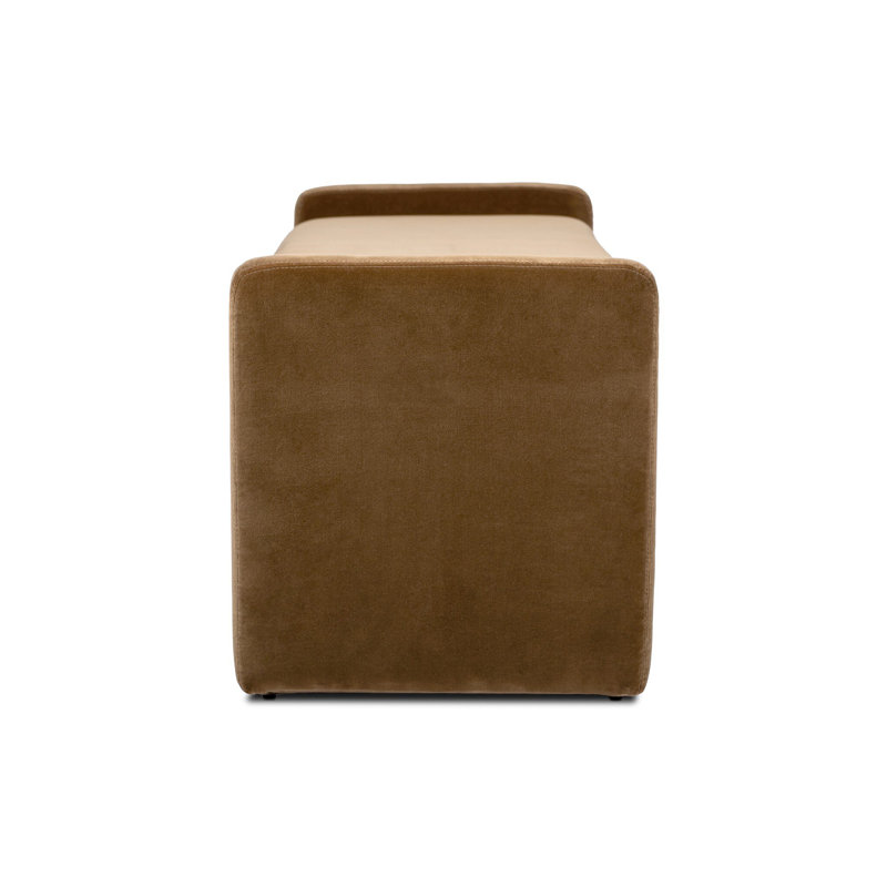Serena Accent Bench, Surrey Ochre, 19" H x 70" W x 18" D