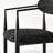 25.5" Upholstered Metal Frame Counter Stool With Armrest And Footrest-228378192