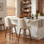 Tabouret de bar rembourré Verano Stoke-1195408887
